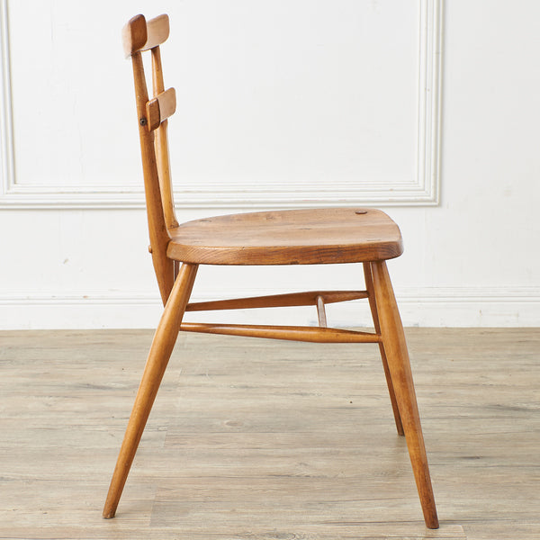 アーコール ERCOL ヴィンテージ スタッキングチェア グリーンドット