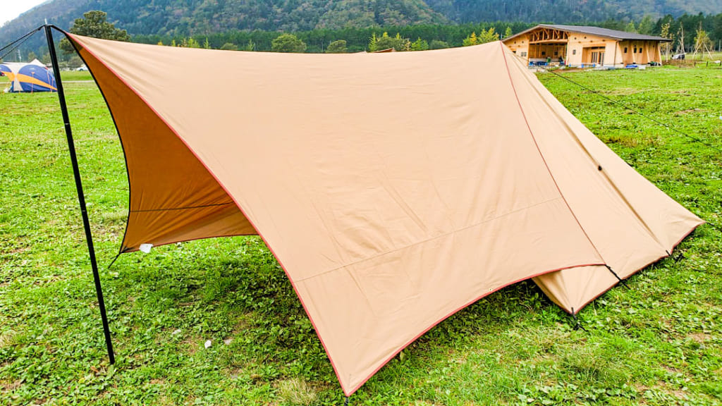 パンダTCタープ【開封・付属品・設営手順】パンダとの連結方法は？徹底