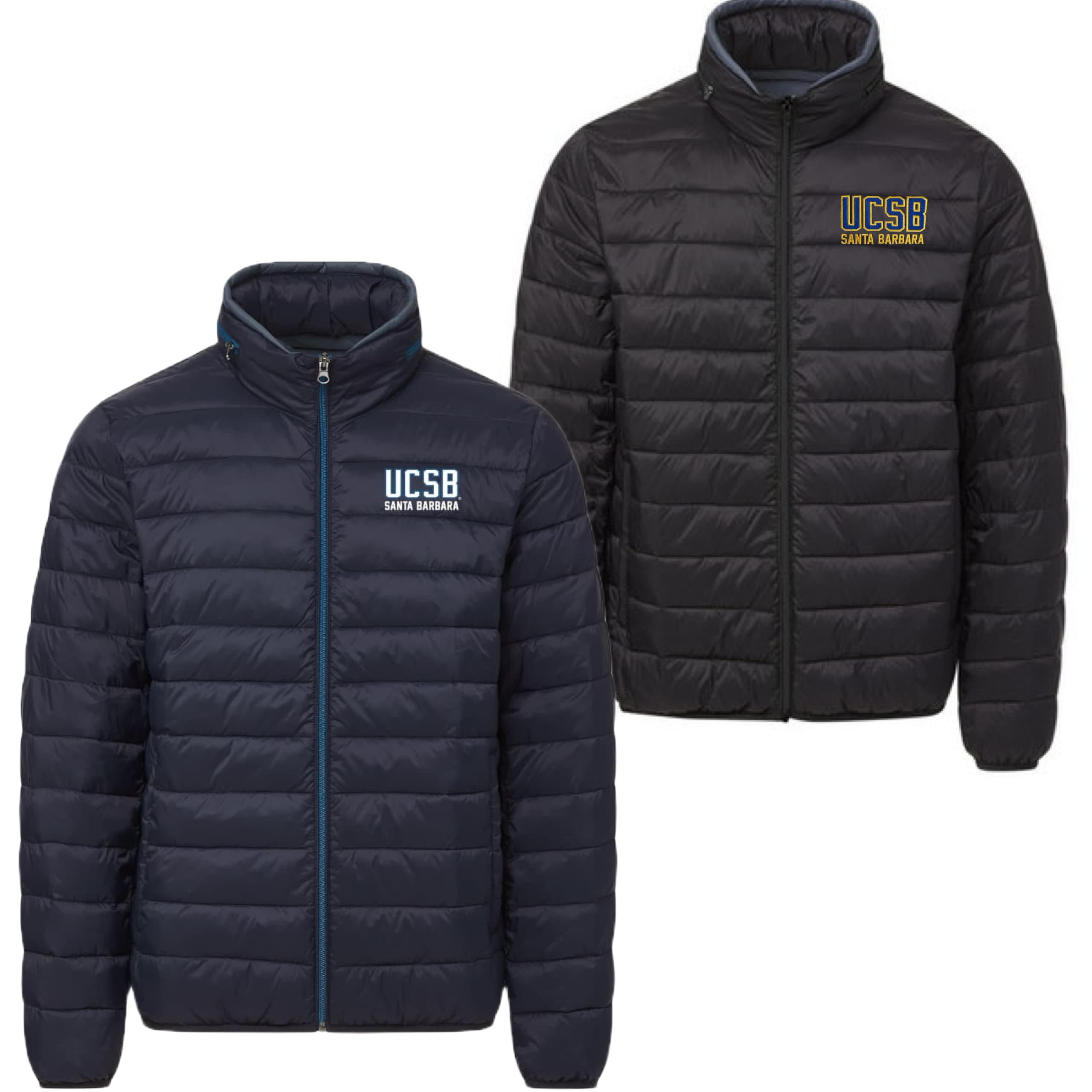 UCSB JACKET MEN'S PUFFER BY MV SPORT | UC Santa Barbara Campus Store