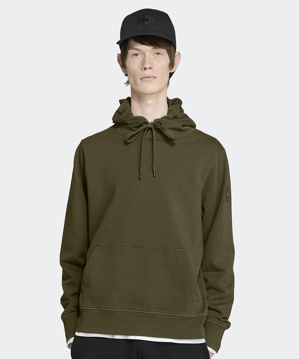 ヒューロン フーディー ブラックレーベル(7403MB)｜カナダグース