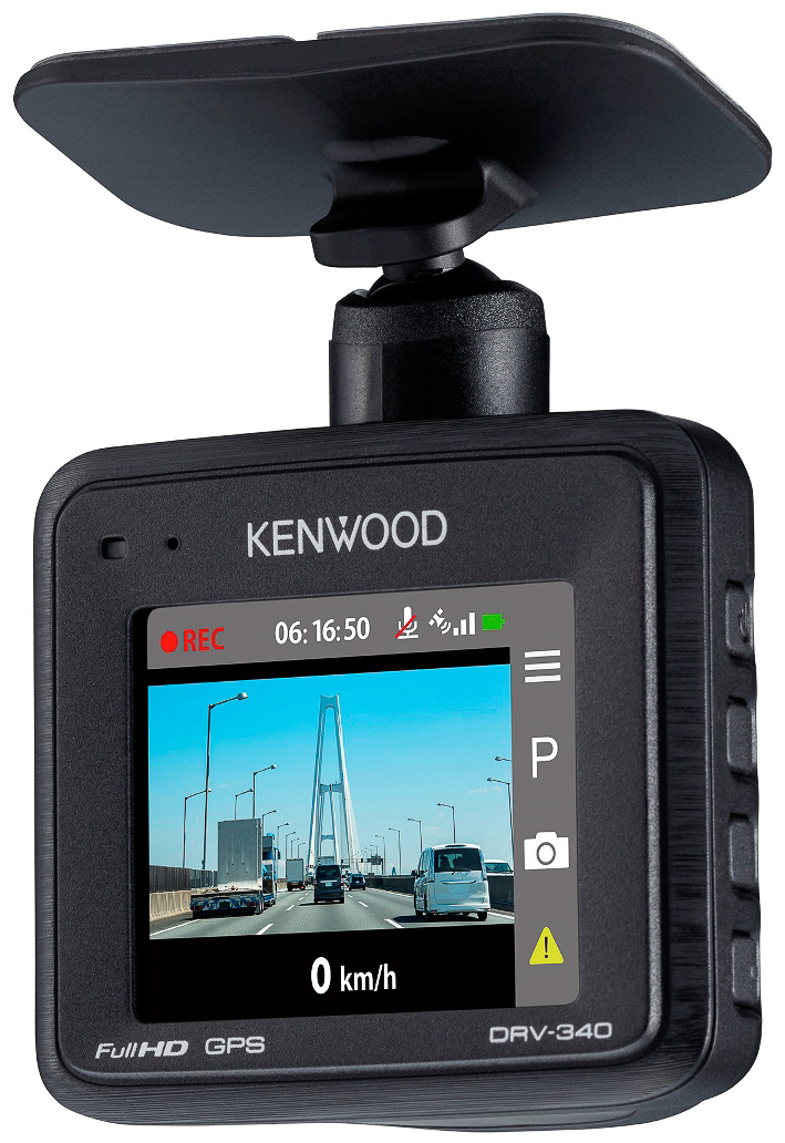 ケンウッド、ドラレコ新製品「DRV-340」「DRV-240」。新デザイン採用で