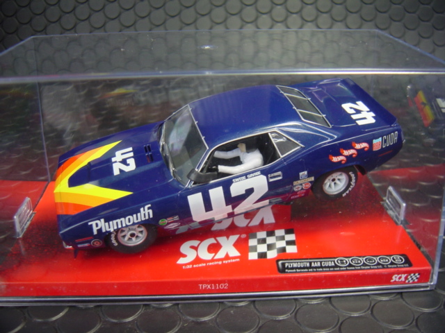 SCX 1/32 ｽﾛｯﾄｶｰ 64420◇Plymouth Barracuda #42 Swede Savage 入手