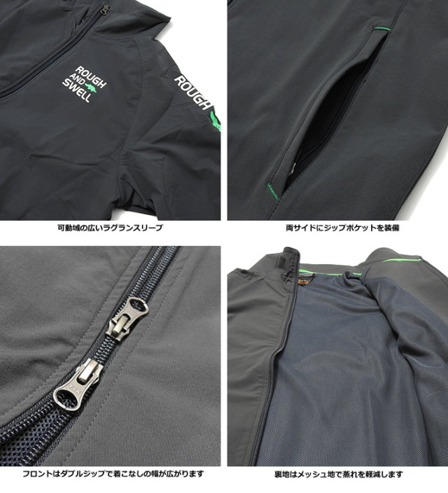 カジュアルゴルフドットコムby PALM SPRINGSにrough&swell［ラフアンド