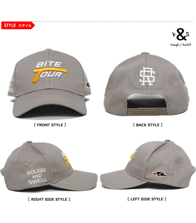 rough&swell［ラフアンドスウェル］BITE TOUR CAP/コットンツイル