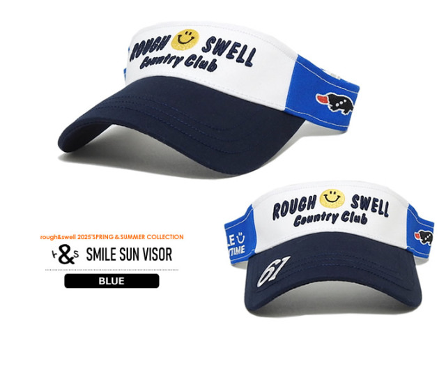 rough&swell［ラフアンドスウェル］SMILE SUN VISOR/コットンツイル