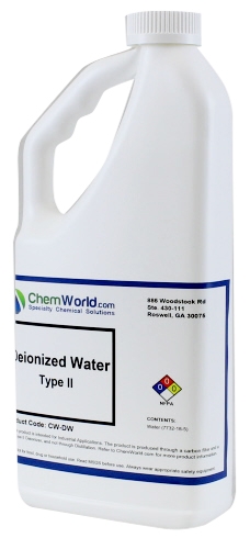 Type II Chemworld Deionized Water - View Pricing and Buy