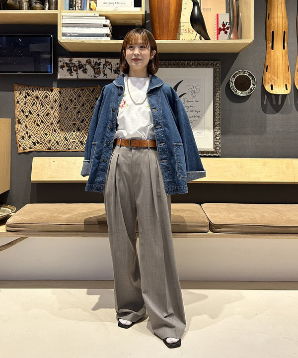 激レア♡【Beams Boy】athlete/袖レザー切替/フルデコ/スタジャン