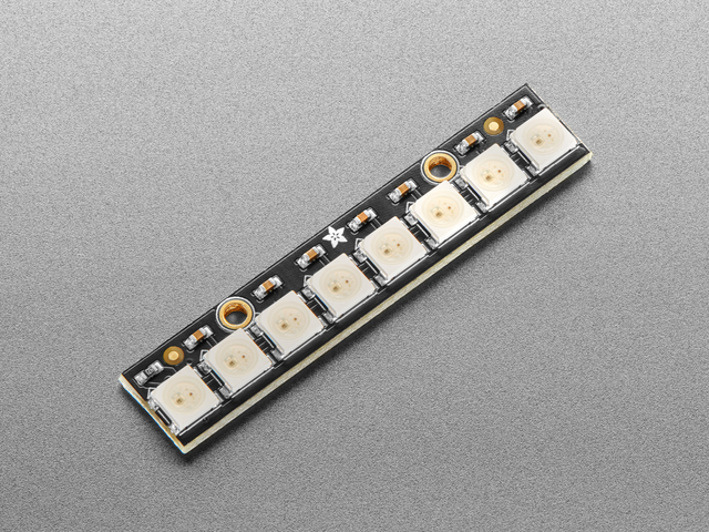 NeoPixel Stick - 8 x 5050 RGB LED with Integrated Drivers