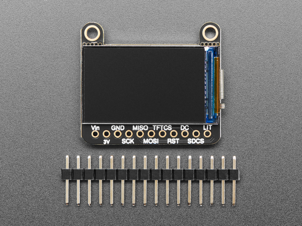 Adafruit 1.14 240x135 Color TFT Display + MicroSD Card Breakout