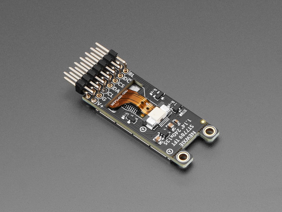 Adafruit 1.14 240x135 Color Newxie TFT Display [ST7789] : Adafruit