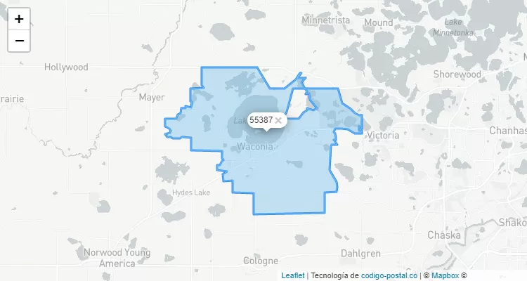 55387 ZIP Code - United States