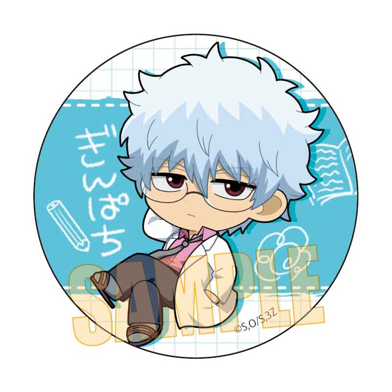 銀魂 坂田銀時 缶バッジ 1番カフェ ジャンフェス 白夜叉 3年Z組 ホスト