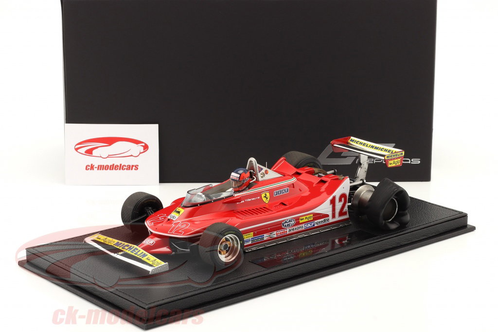 GP Replicas 1:18 Gilles Villeneuve Ferrari 312T4 #12 Dutch GP