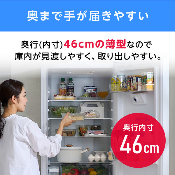 アイリスオーヤマ カメラ付き冷凍冷蔵庫 301L IRSN-IC30B-W 1台（直送