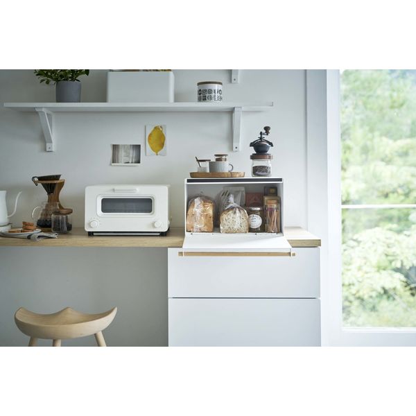 tosca（トスカ） ブレッドケース ホワイト 1個 山崎実業 【送料無料