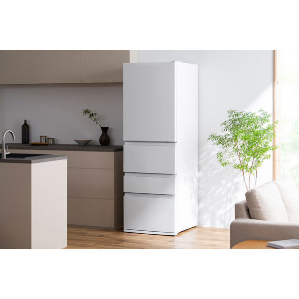 アイリスオーヤマ 冷凍冷蔵庫 371L IRSN-37A-W ホワイト 1台（直送品