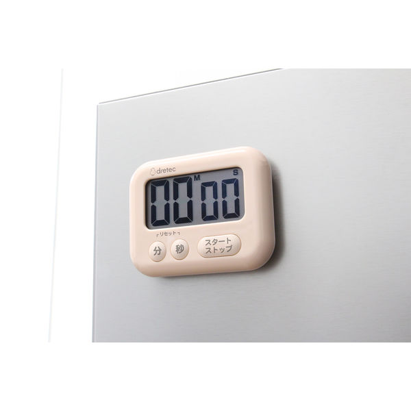 ドリテック 大画面タイマー シャボン ピンク T-614PK キッチンタイマー