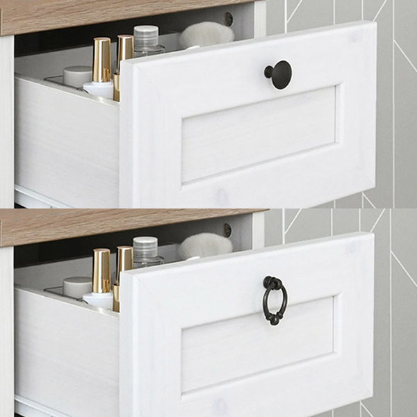 4FUL 佐藤産業 アンリ デスクドレッサー 幅800×奥行400×高さ700mm WH