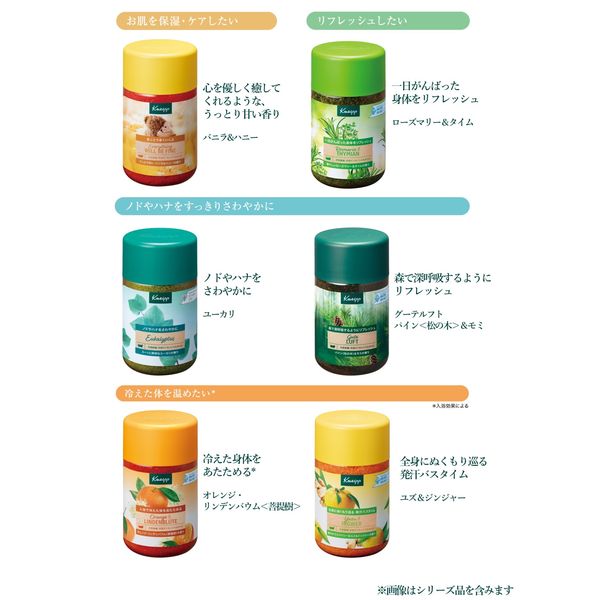 入浴剤 クナイプ バスソルト トライアルセット 各50g 7種アソート 1箱