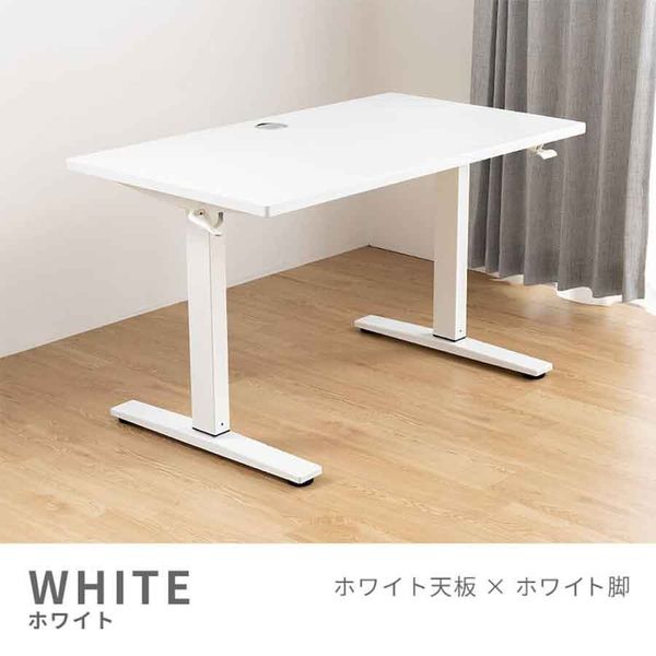 三栄コーポレーション 高さ・角度調整付き昇降式デスク 幅120cm