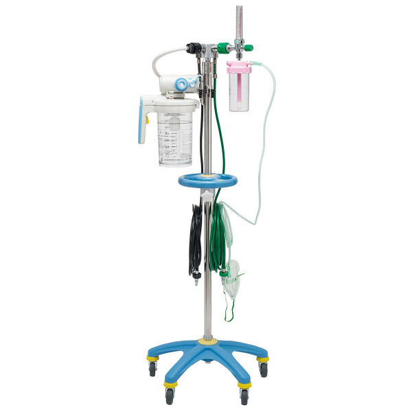 新鋭工業 酸素吸引スタンド(酸素1口・吸引1口 P型(川重型) OVH-1000 1