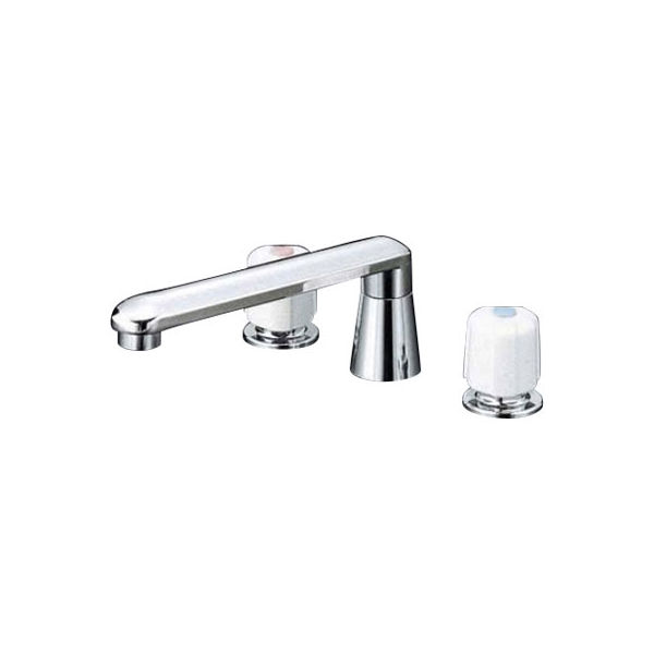 水栓金具】KVK 2ハンドル混合栓（ユニオン接続） KM82 1個（直送品