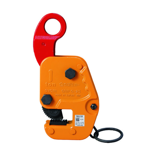 スーパーツール スーパー 縦・横兼用吊りクランプ 基本使用荷重(縦・横