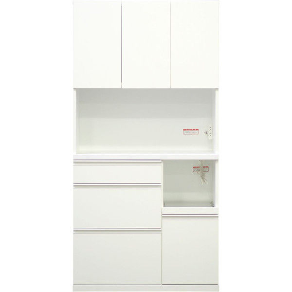 高橋木工所 エイク90オープン 食器棚 幅897×奥行401×高さ1800mm