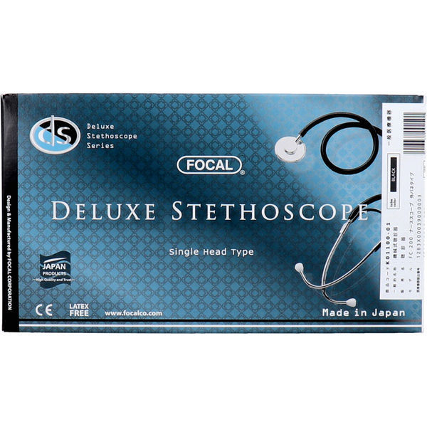 カネイシ FOCAL(フォーカル) シングルヘッド聴診器 FC-200 ブラック