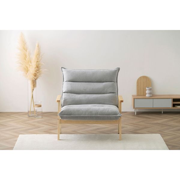 アイリスオーヤマ ソファ 一人掛け ハイバックチェア リクライニング