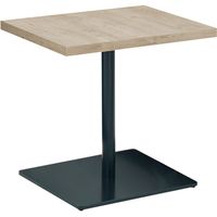 オカムラ アルトピアッツァ カフェテーブル750角 ソーンオーク 750幅