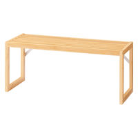 無印良品 スタッキングシェルフセット 3段×2列 オーク材 幅82×奥行28.5