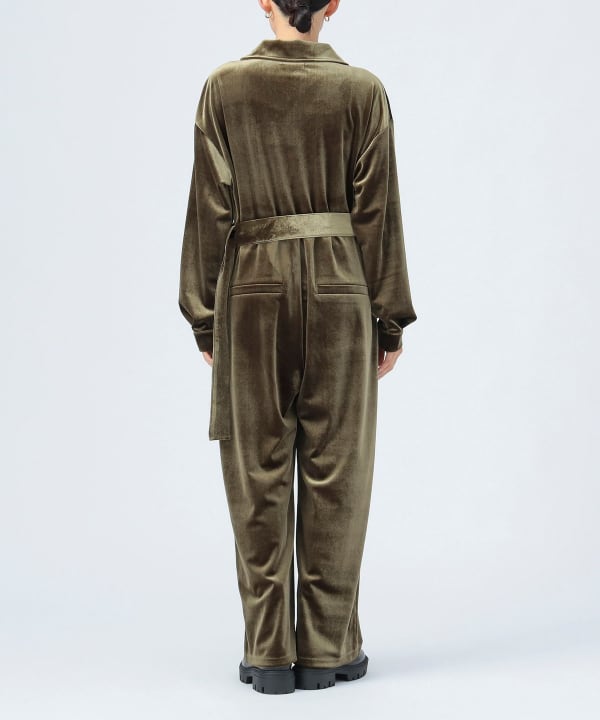 BEAMS HEART（ビームス ハート）ベロア ジャンプスーツ（パンツ