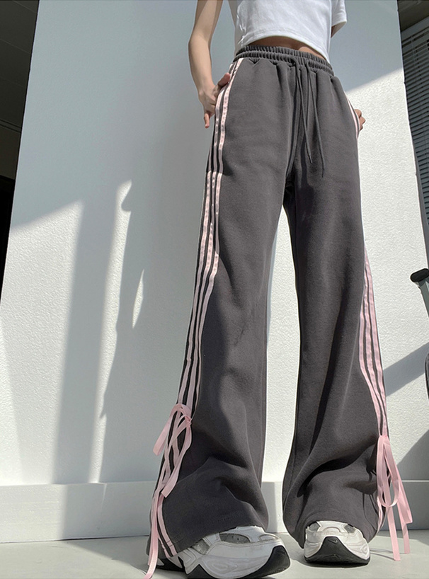 サイドラインリボントラックパンツ[ac2446] | レディースファッション