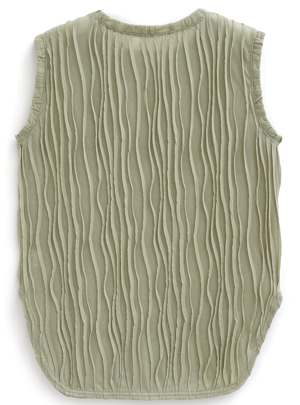 ノースリーブウエーブシアートップス[dk1226] | レディース