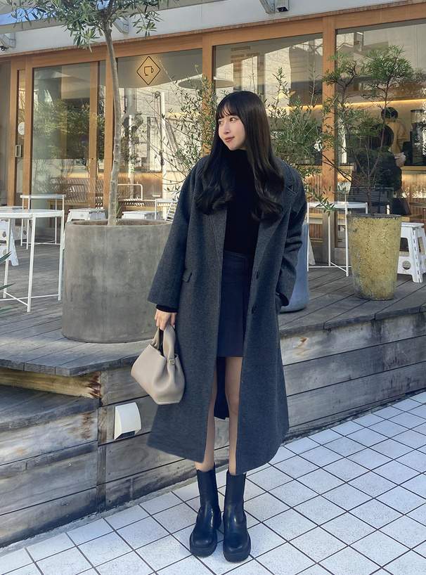 ウールタッチロングチェスターコート[k9030v] | レディース