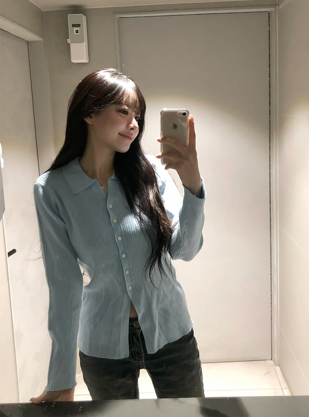 スキッパーリブニットカーディガン[on377] | レディースファッション