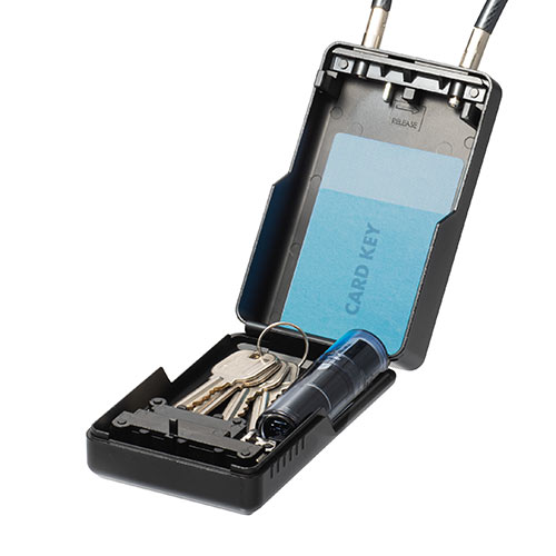 キーボックス（ダイヤル式・ワイヤー式・セキュリティ・大型サイズ