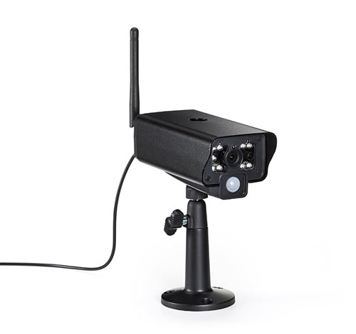 防犯カメラ＆モニターセット（ワイヤレス・4台カメラセット・屋外