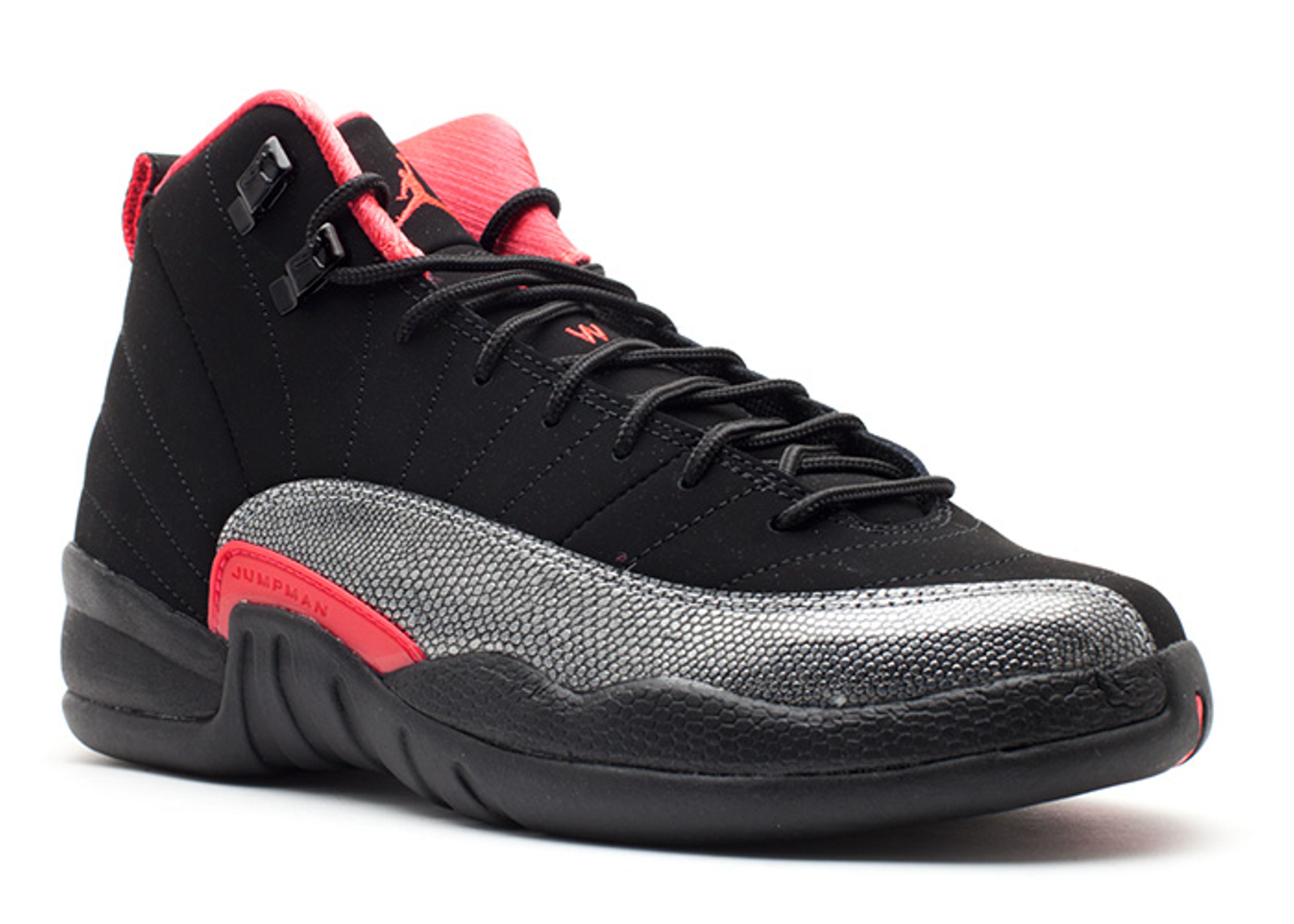 Jordan 12 Retro GS 'Black Siren Red' - Air Jordan - 510815 008