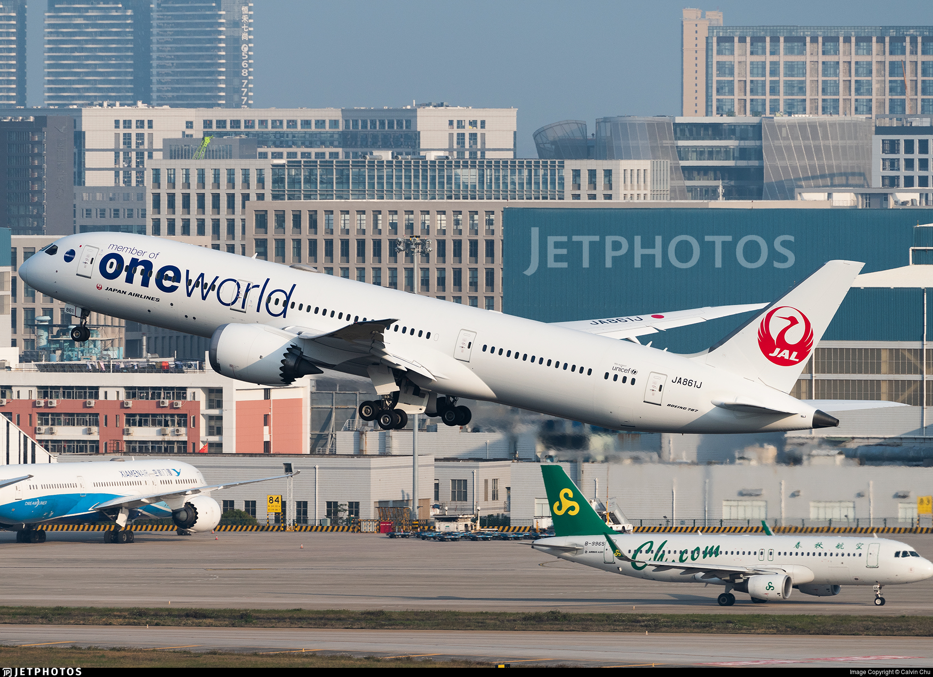 JA861J | Boeing 787-9 Dreamliner | Japan Airlines (JAL) | Calvin