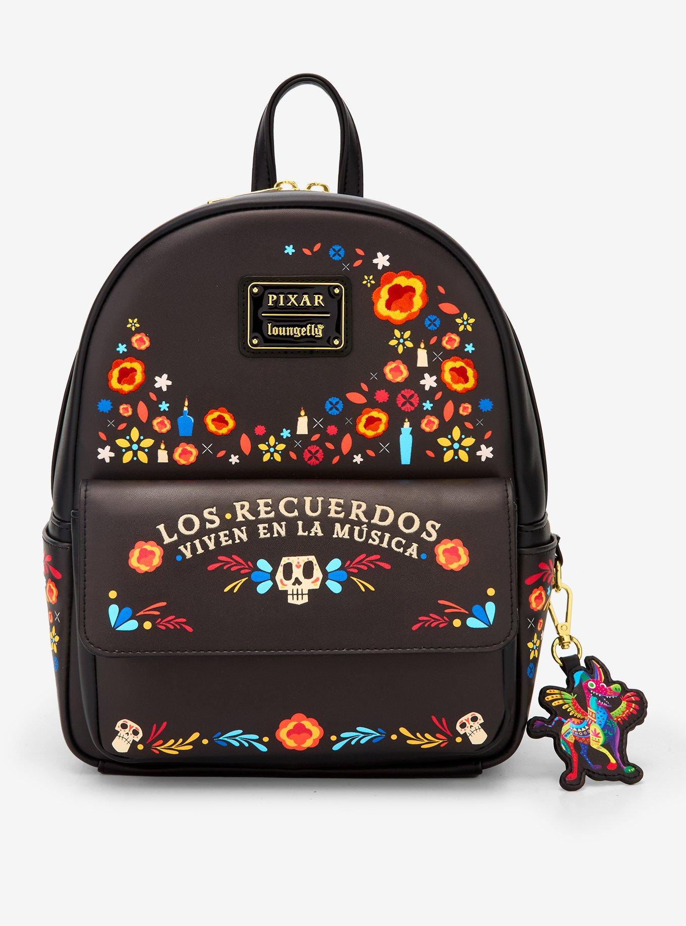 Loungefly Disney Pixar Coco Floral Mini Backpack (BoxLunch 10th