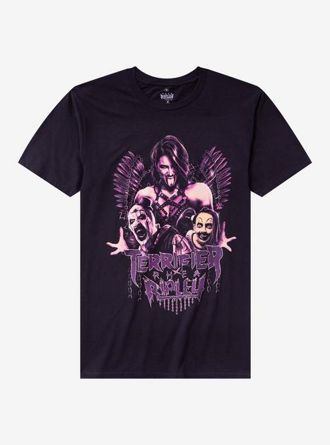 WWE Rhea Ripley X Terrfier Trio T-Shirt | Hot Topic