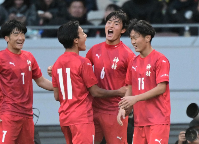 神村学園が初優勝、鹿児島勢3回目 鹿島学園降す 全国高校サッカー