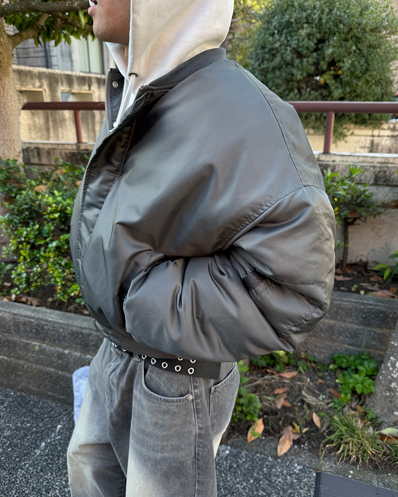 クロップドMA-1ジャケット | ファッション通販サイト NUGU