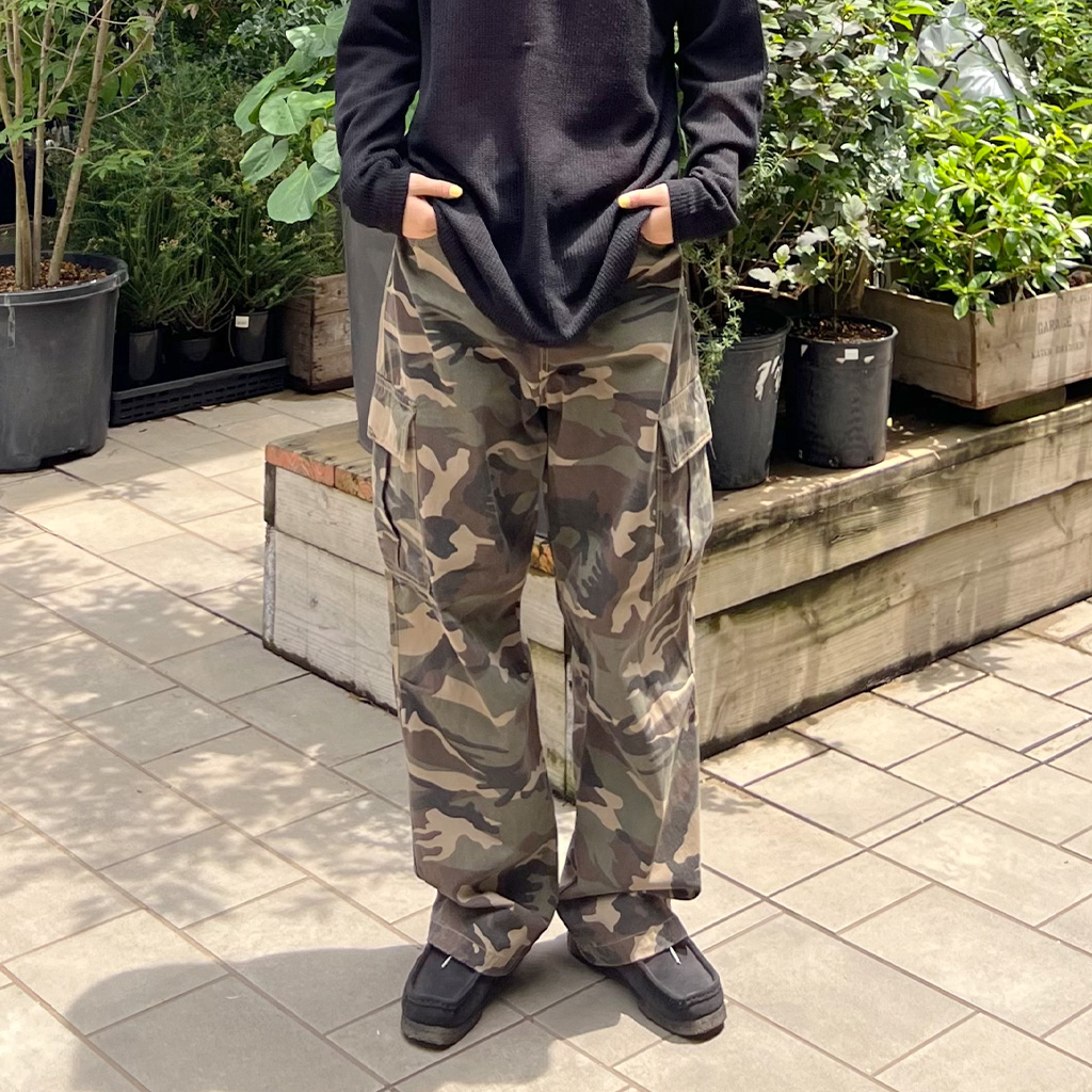 ユニセックス) カモフラージュカーゴパンツ | ファッション通販サイト NUGU