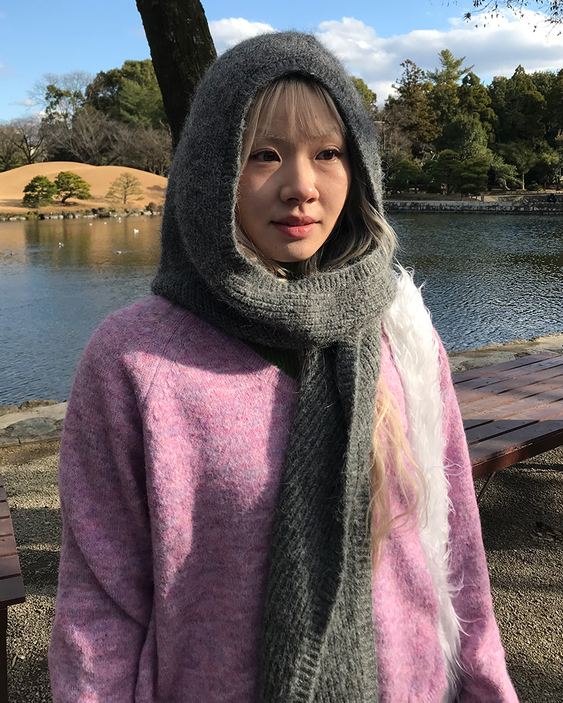 ニットフードマフラー | ファッション通販サイト NUGU