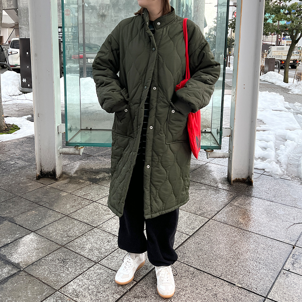 キルティングロングコート | ファッション通販サイト NUGU