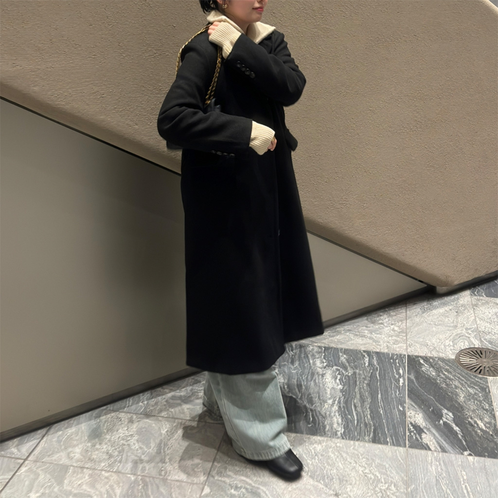 テーラードカラーロングコート | ファッション通販サイト NUGU