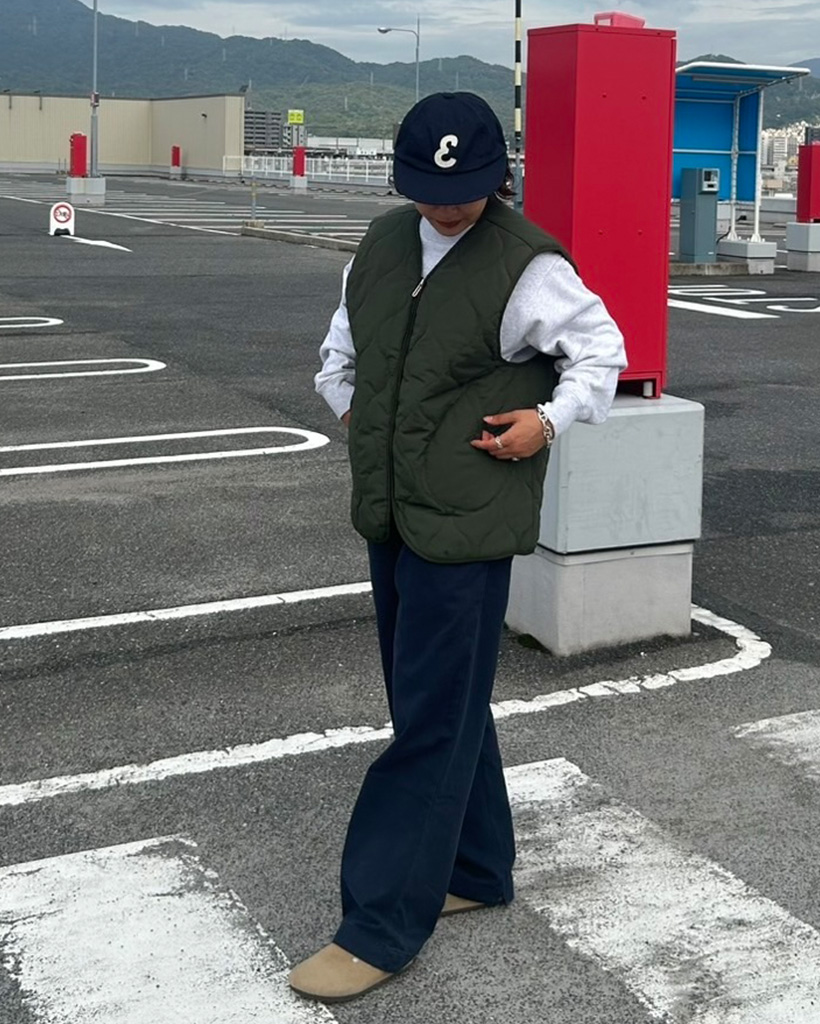 キルティングジップアップベスト | ファッション通販サイト NUGU